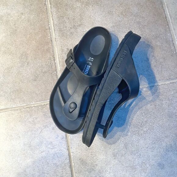 Birkenstock Gizeh EVA Rubber Open Toe T Strap Lightweight Water Friendly Sandals - Picture 5 of 12